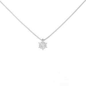 PT900/PT850 ソリティア ダイヤモンド ネックレス 0.37CT