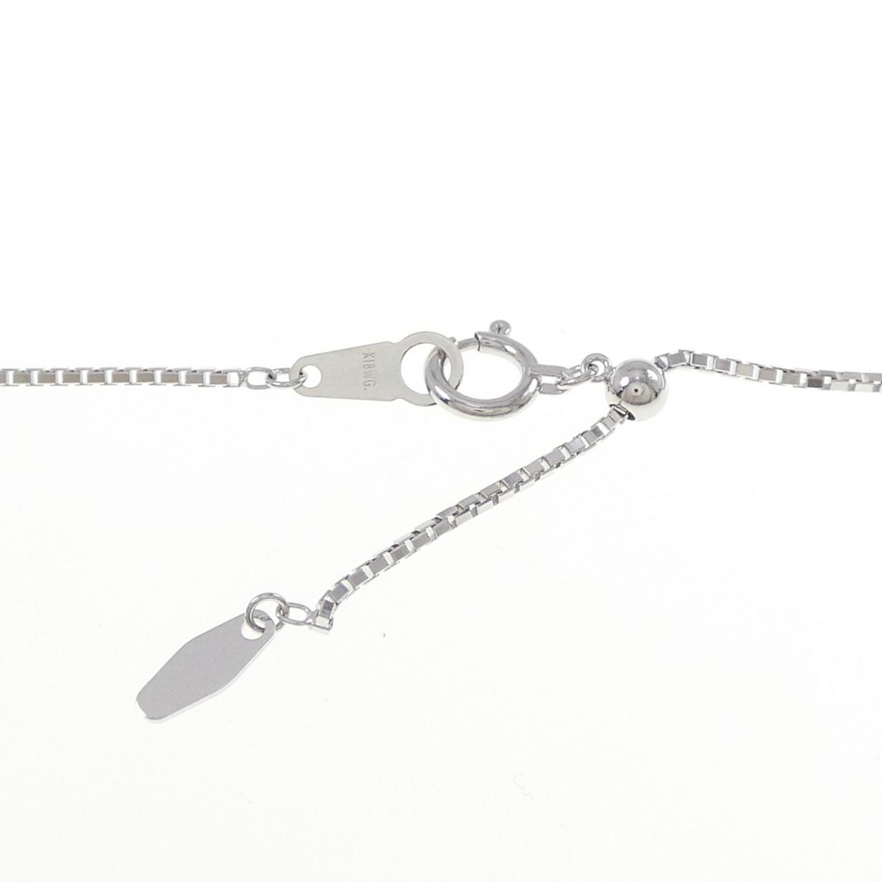 K18WG ダイヤモンド ネックレス 0.70CT