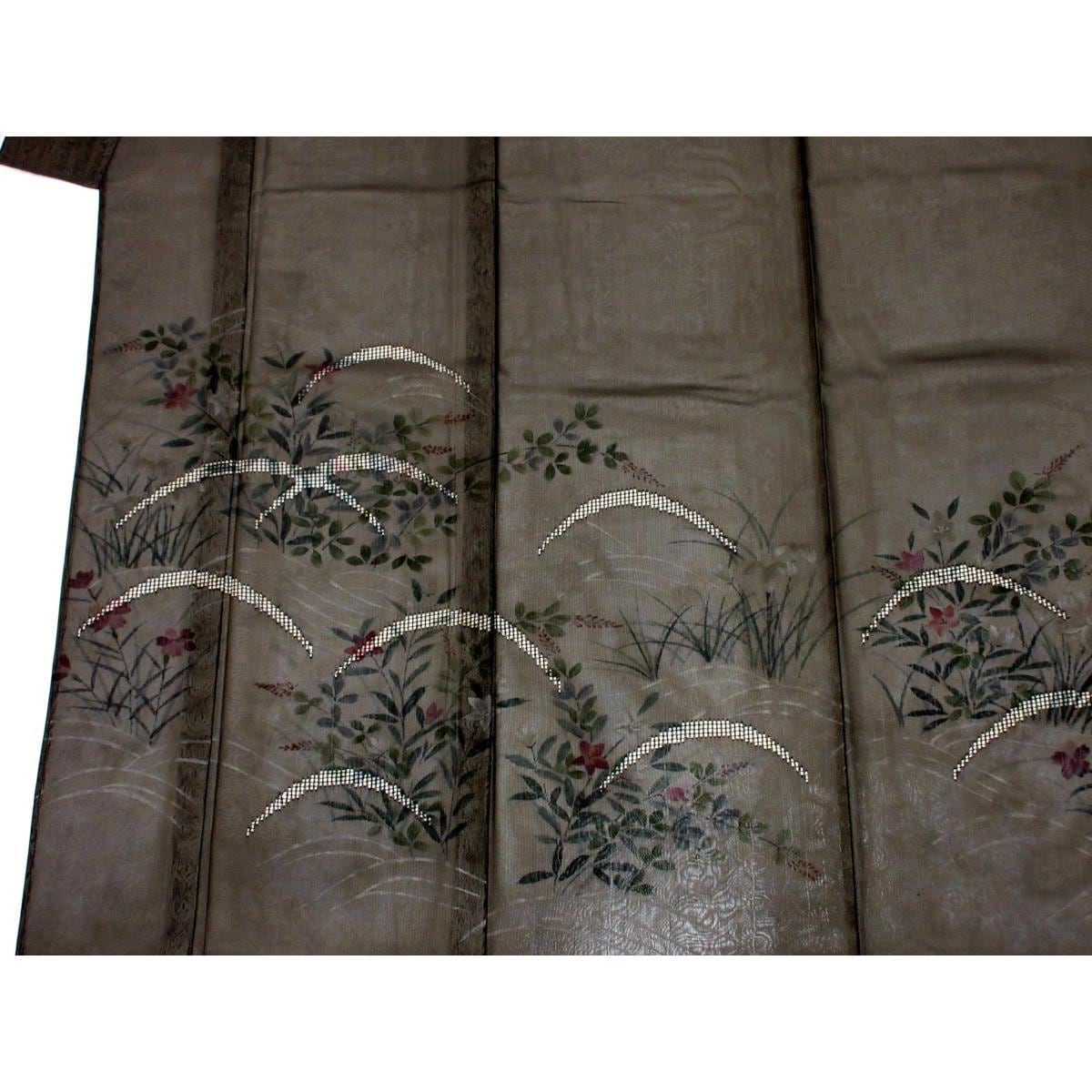 単衣　紗合せ訪問着