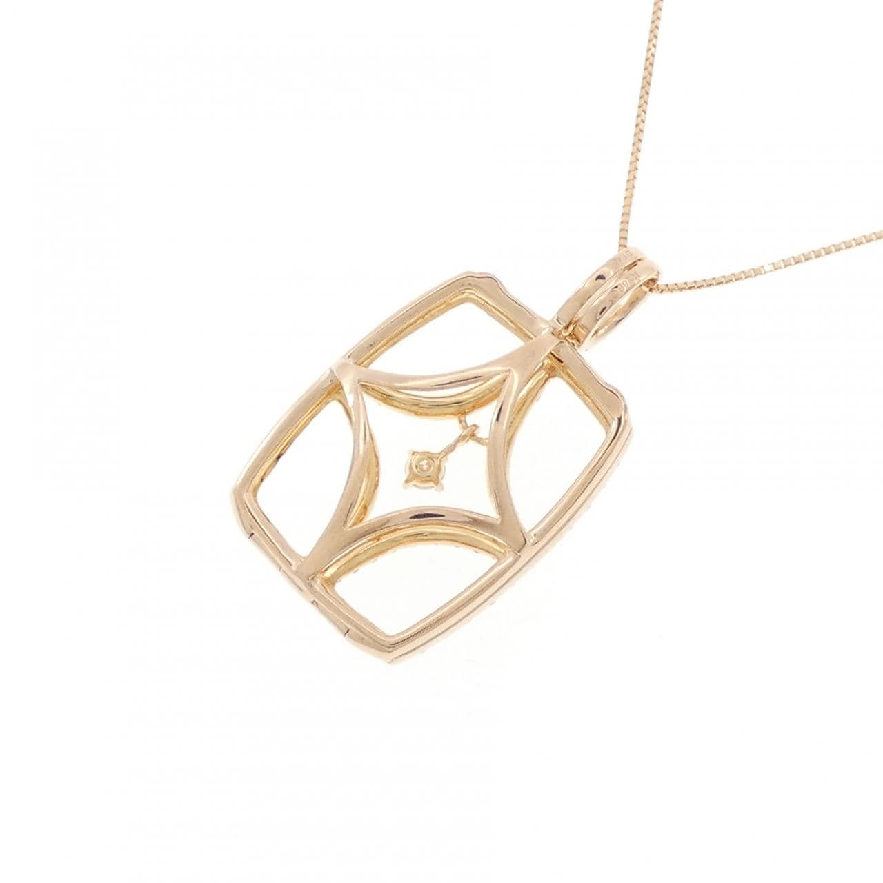 K18PG ダイヤモンド ネックレス 1.46CT