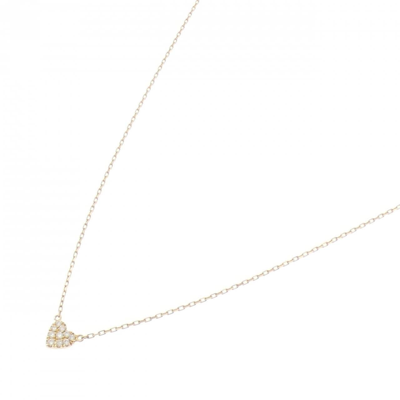アーカー ハートパヴェ ネックレス 0.05CT