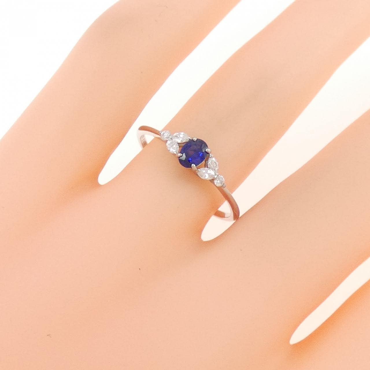 PT900 サファイヤ リング 0.259CT