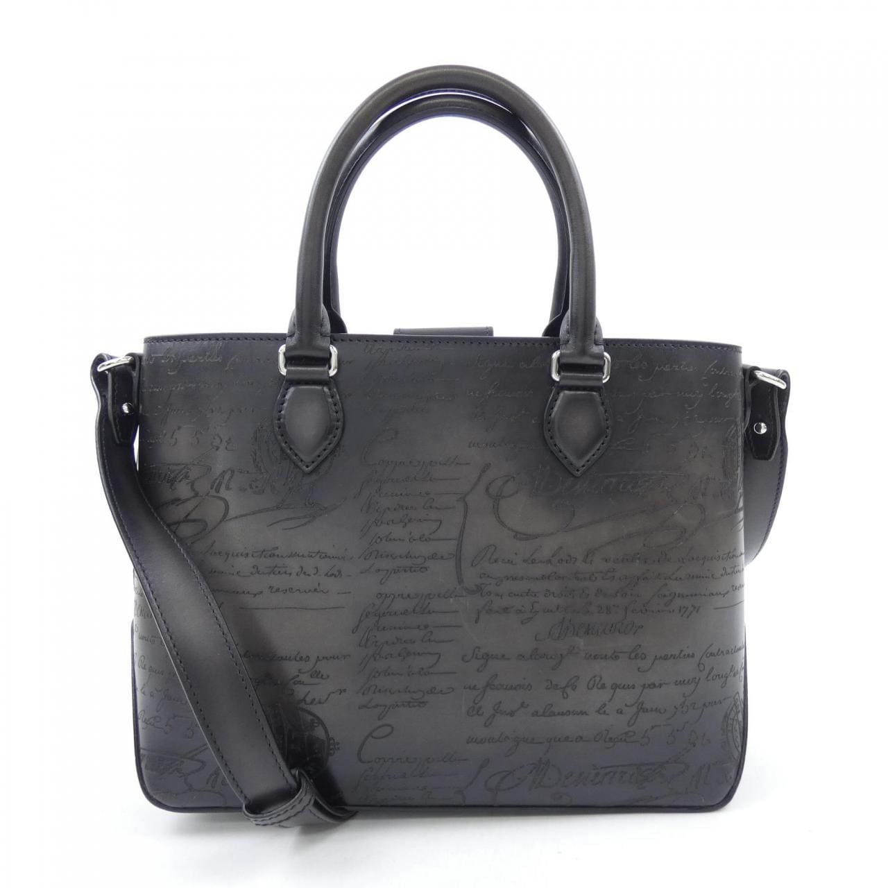 ベルルッティ Berluti トゥジュールXSスクリットレザートートバック BAG