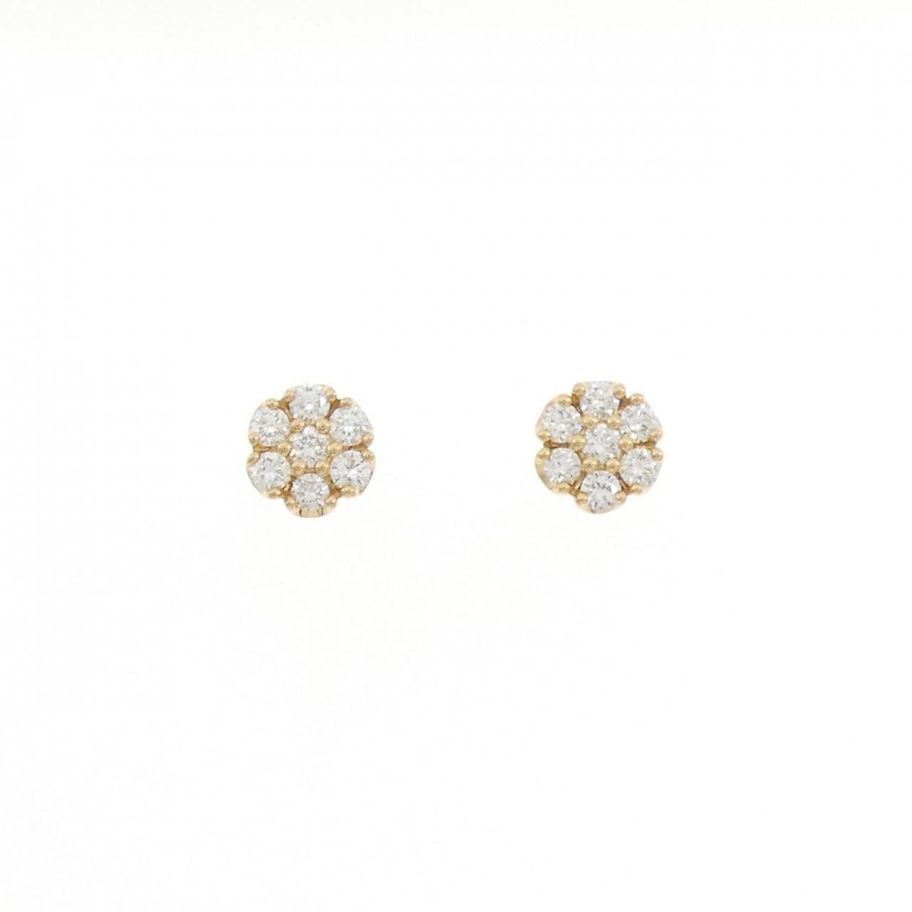 ポンテヴェキオ フラワー ダイヤモンド ピアス 0.44CT