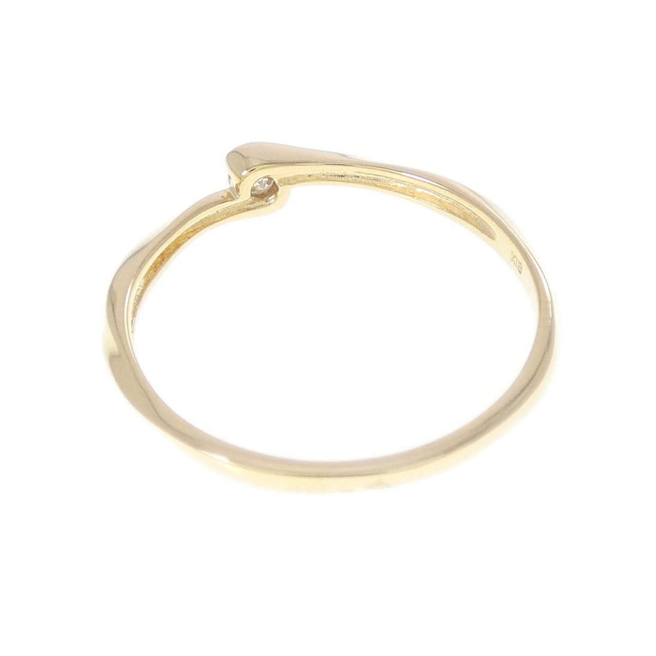K18YG ダイヤモンド リング 0.06CT