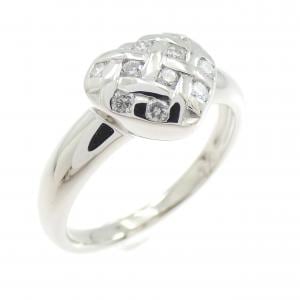 PT900 ハート ダイヤモンド リング 0.15CT