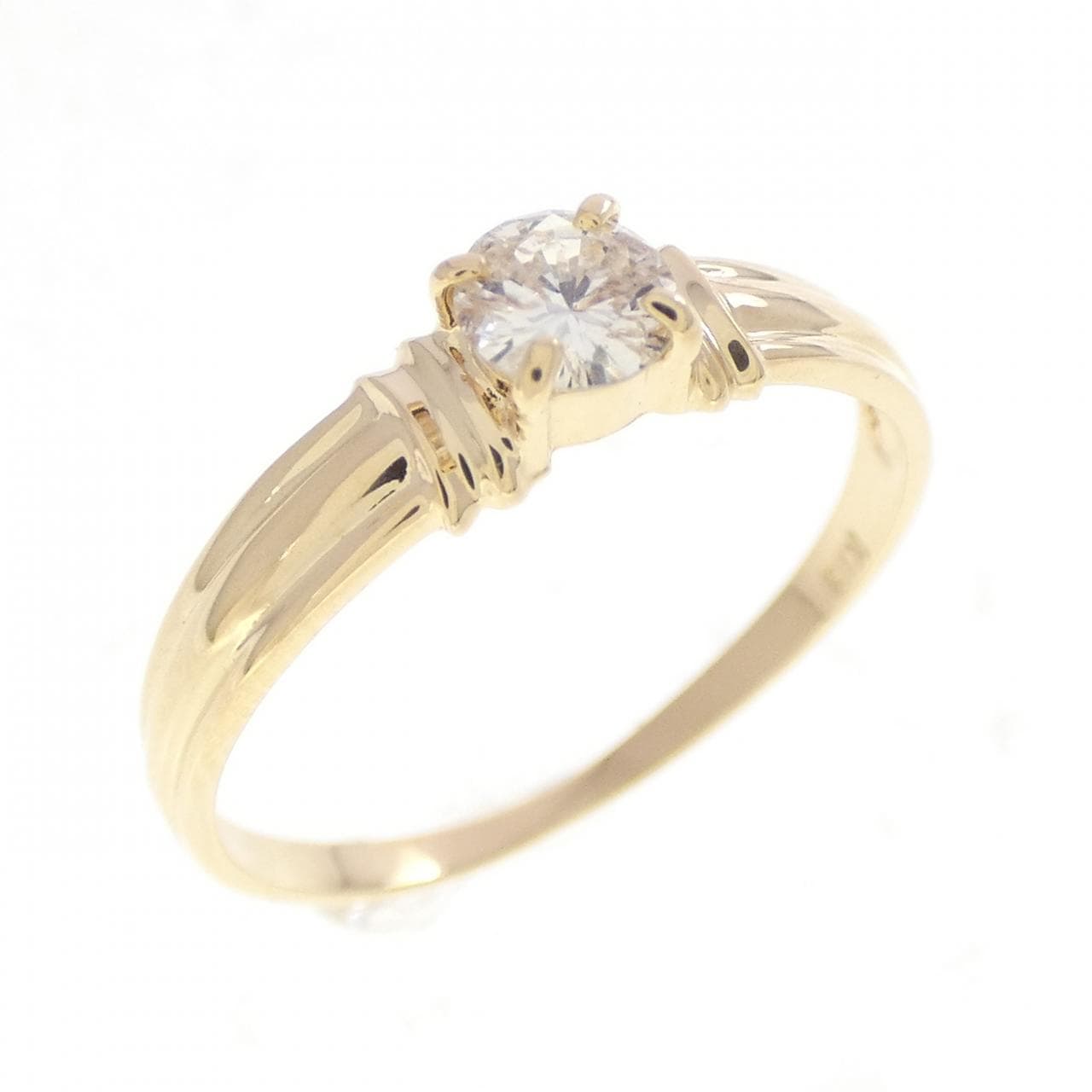 K18YG ダイヤモンド リング 0.20CT