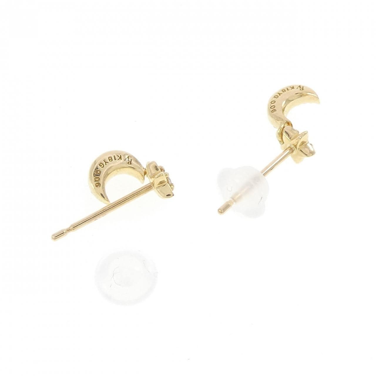 ポンテヴェキオ ダイヤモンド ピアス 0.12CT