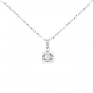 18KWG/750WG ダイヤモンド ネックレス 0.10CT