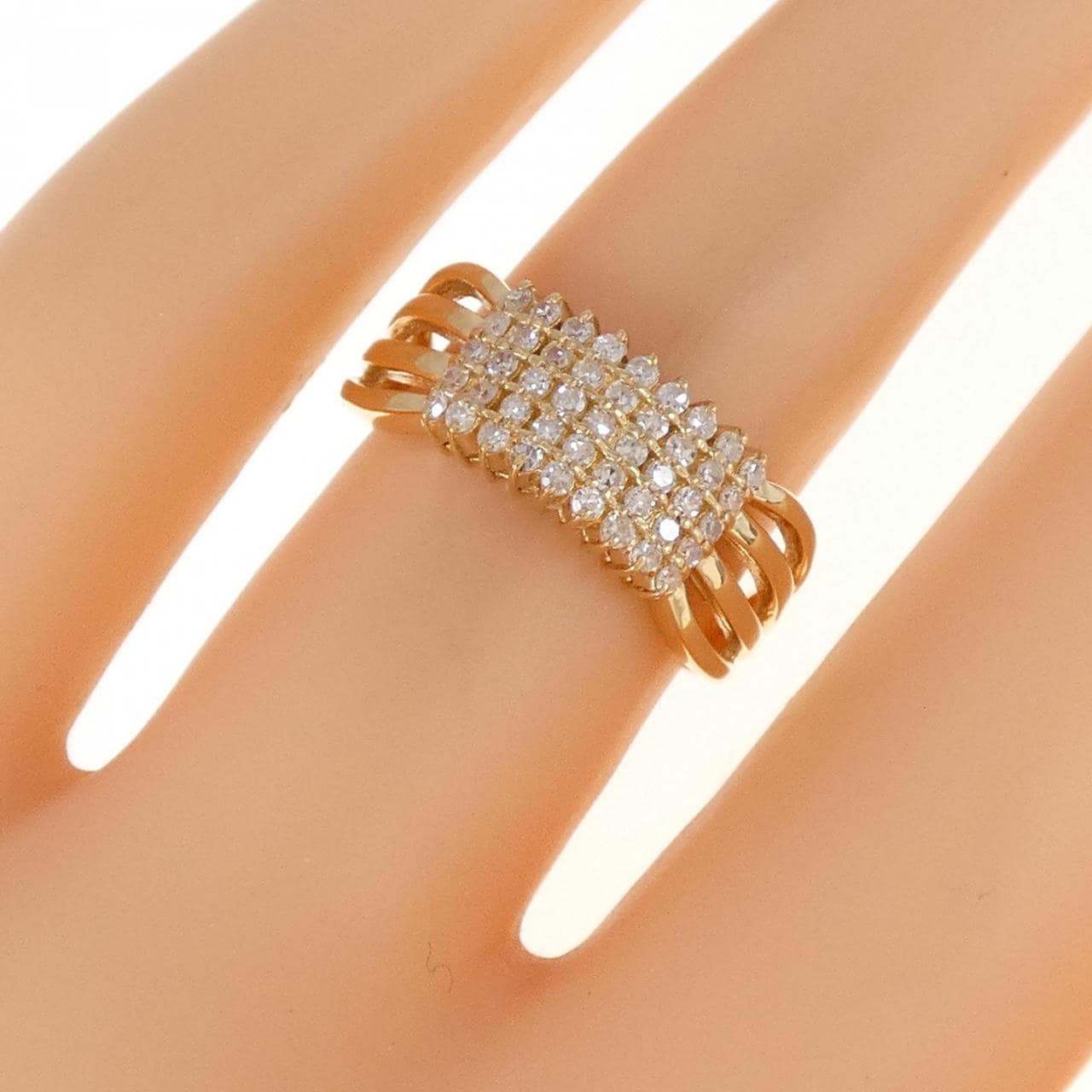 K18YG ダイヤモンド リング 0.30CT