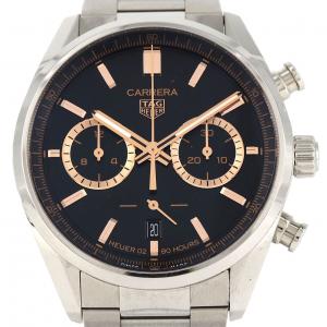 【ノーメンテナンス特価】タグ･ホイヤー カレラ･キャリバーホイヤー02クロノグラフ JAPAN LIMITED CBN2019.BA0642 SS 自動巻