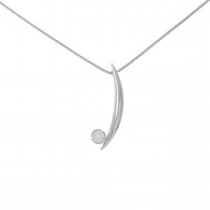 PT950 ダイヤモンド ネックレス 0.10CT