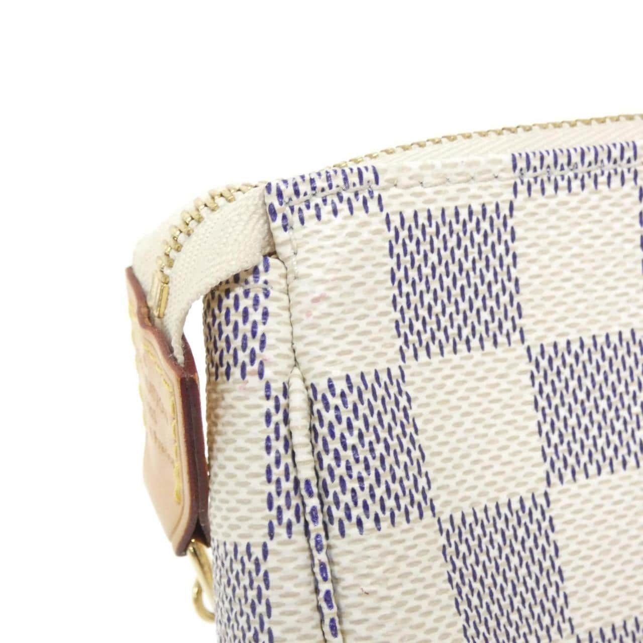 LOUIS VUITTON Damier Azur Mini Pochette Accessoire N58010 Accessory Pouch