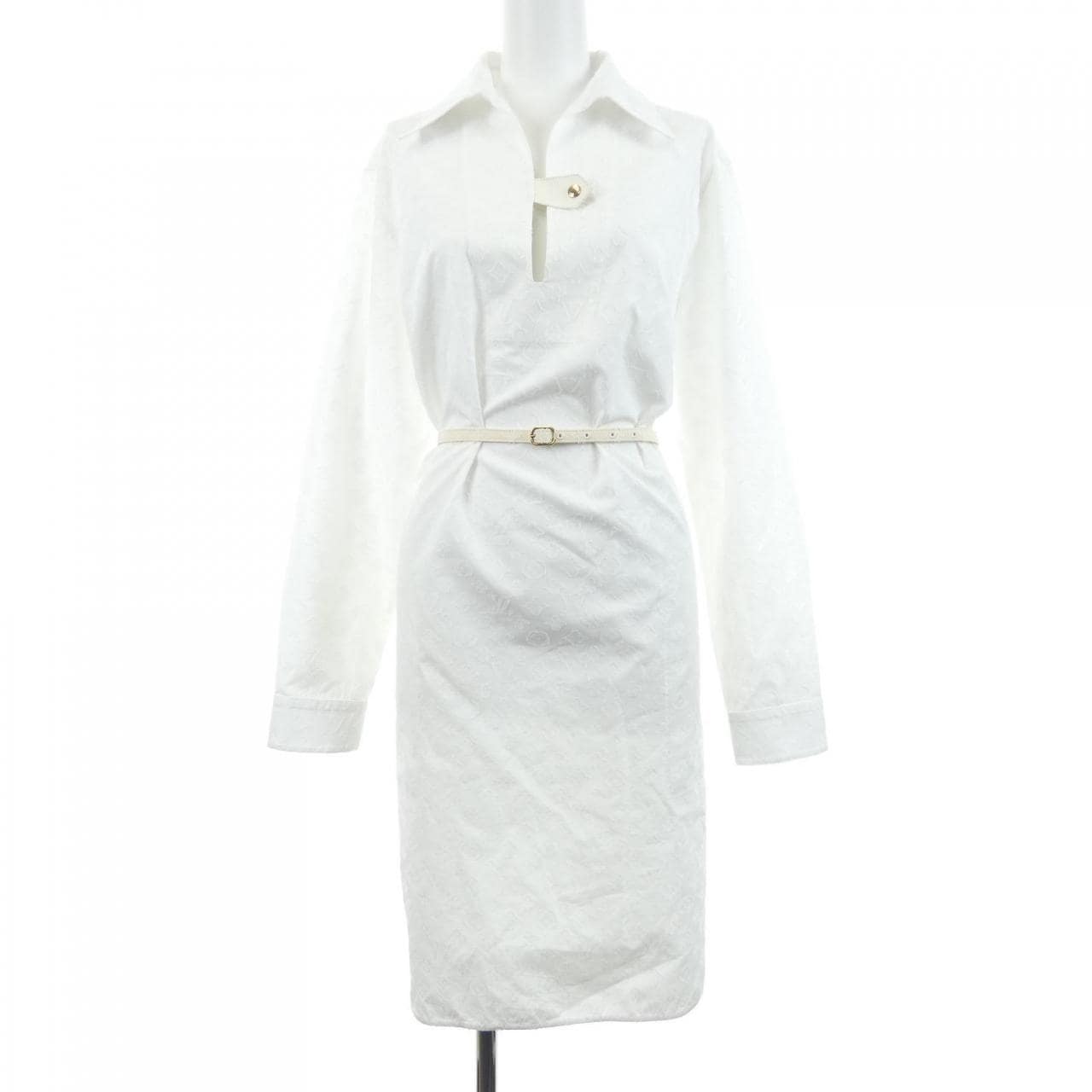 ルイヴィトン LOUIS VUITTON モノグラムレリーフシャツドレス FNDR06AQV ワンピース