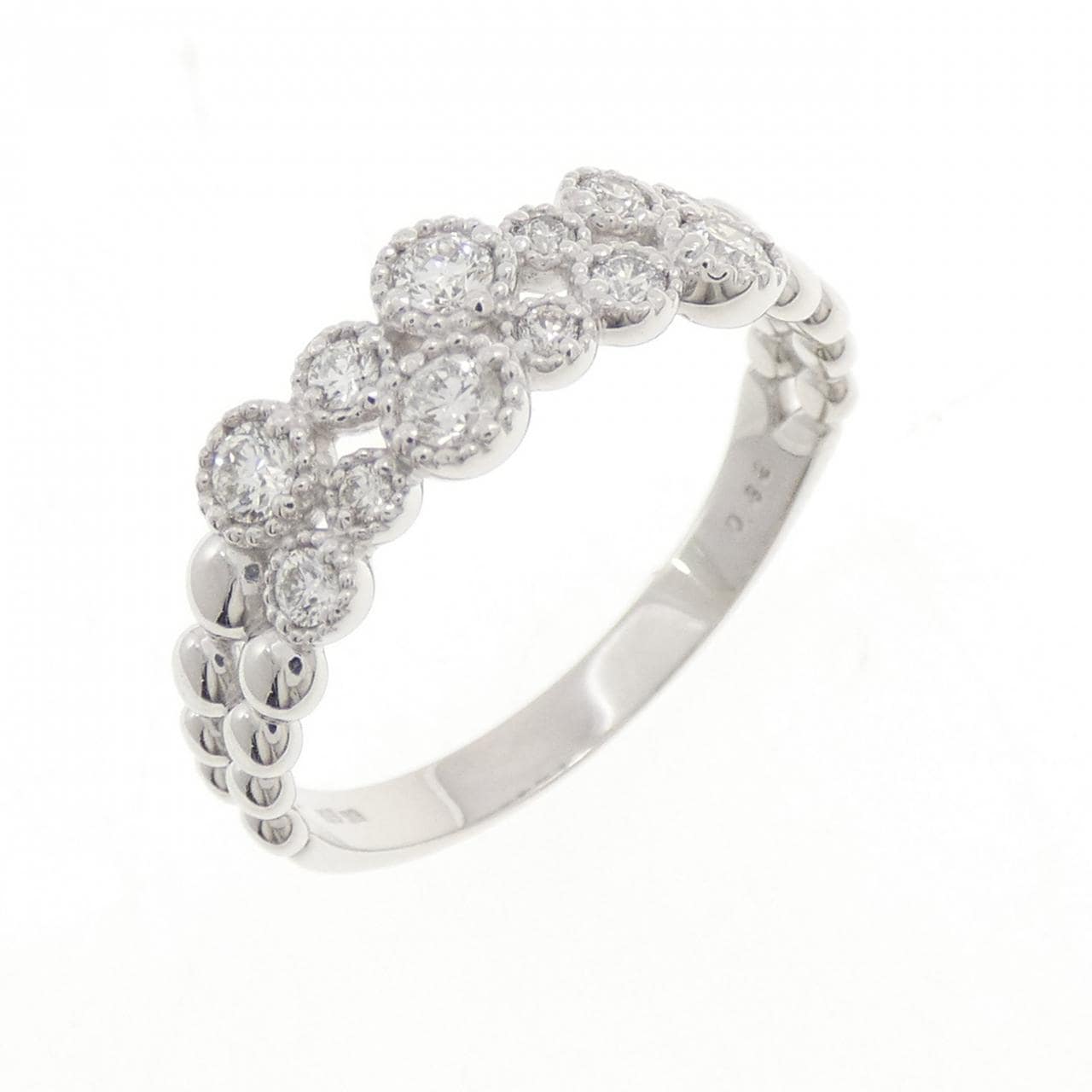 K18WG ダイヤモンド リング 0.32CT