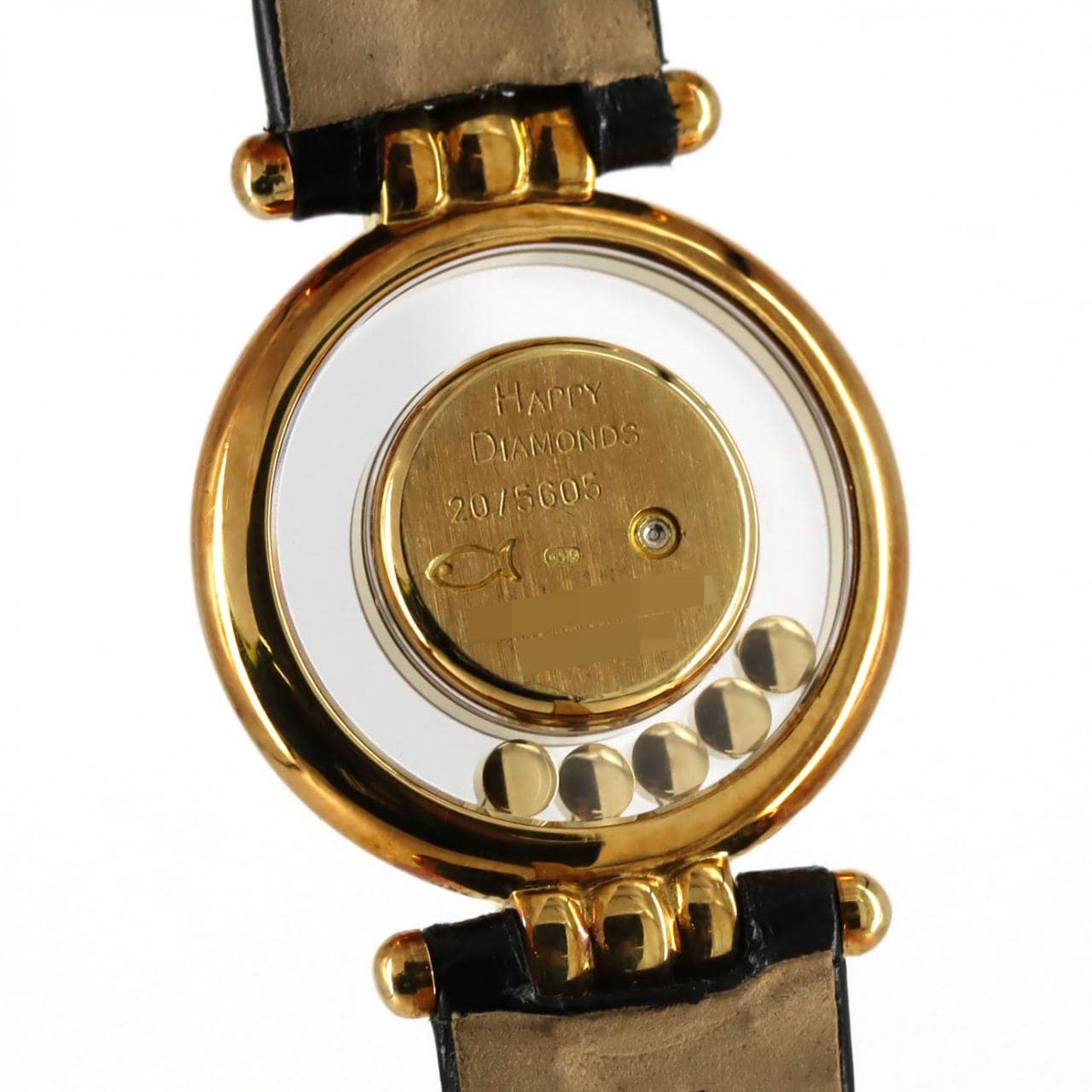 ショパール ハッピーダイヤモンド YG/2D･5P 205605-0001 YG クォーツ