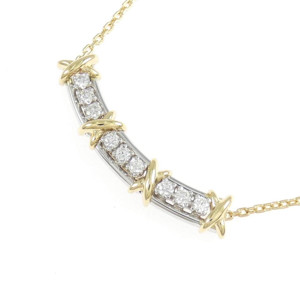 ティファニー ナロー ペンダント ネックレス 0.22CT