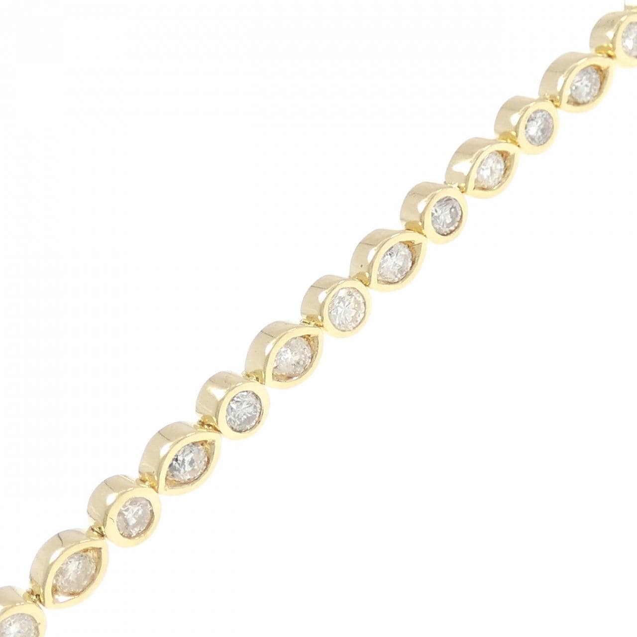 K18YG ダイヤモンド ブレスレット 2.6CT