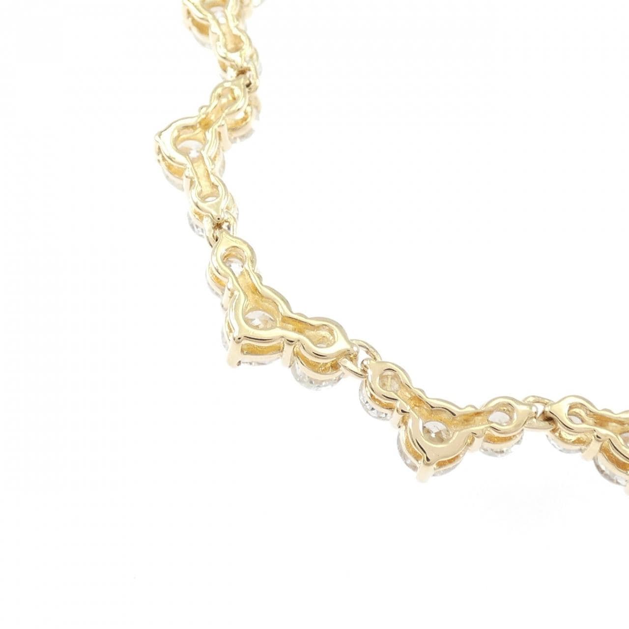 K18YG ダイヤモンド ネックレス 10.00CT