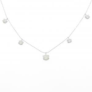 K18WG ダイヤモンド ネックレス 1.47CT