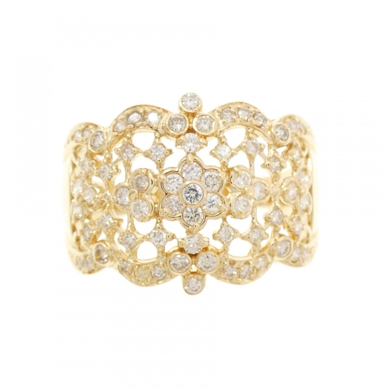 K18YG ダイヤモンド リング 0.50CT