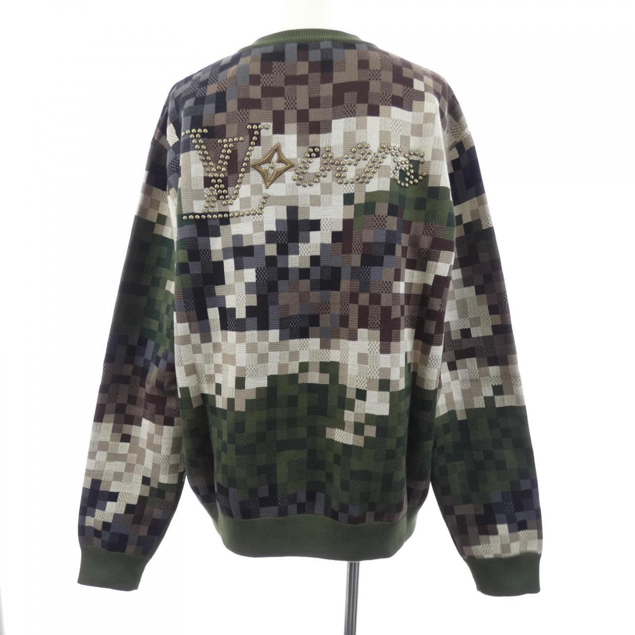 ルイヴィトン LOUIS VUITTON ダモフラージュコットンプルオーバー HQN72WAUR ニット