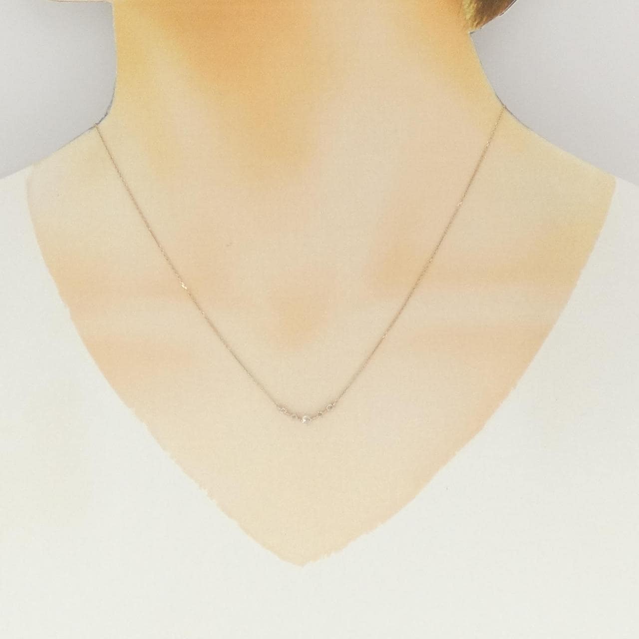 エテ ダイヤモンド ネックレス 0.05CT
