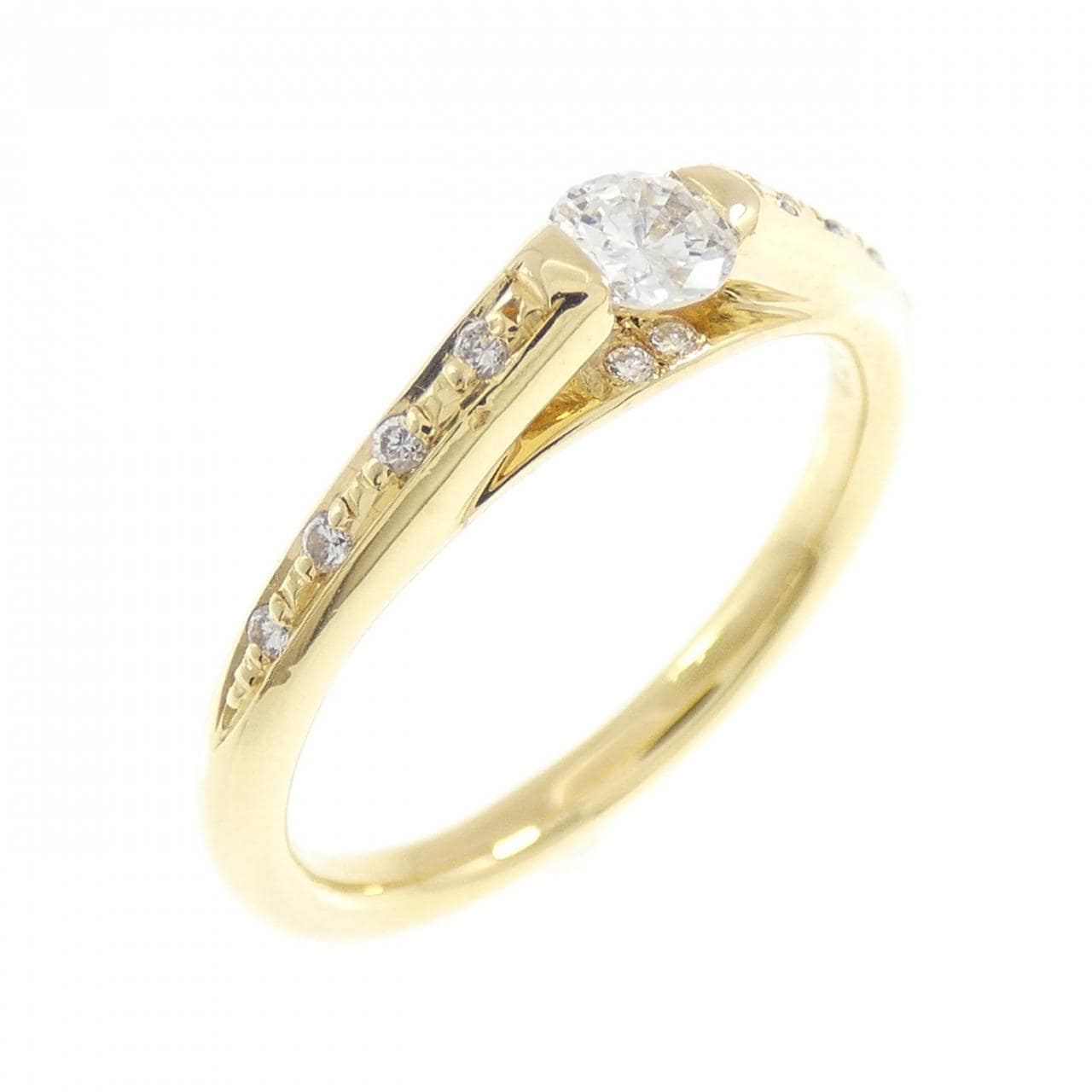 K18YG ダイヤモンド リング 0.23CT