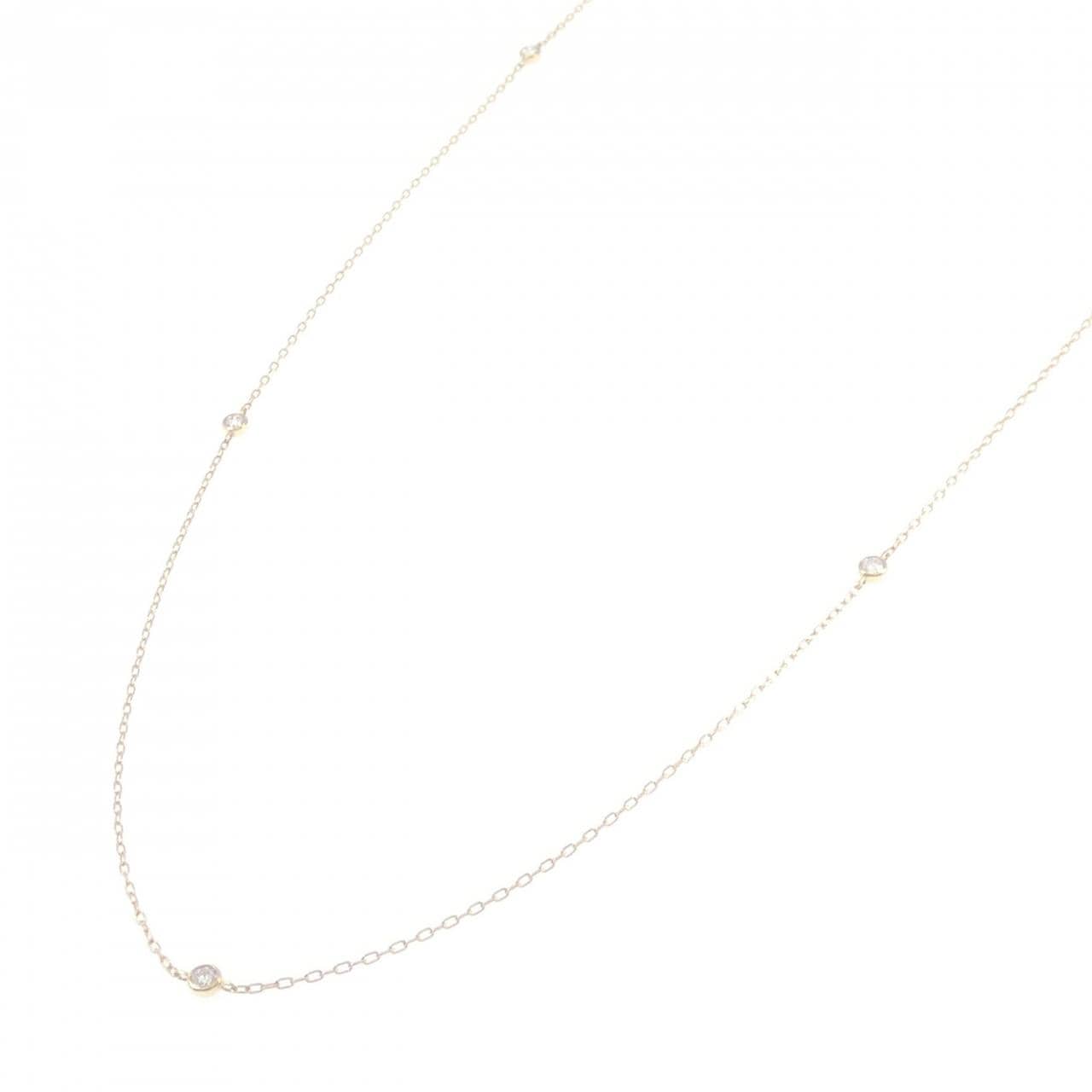 ギンザ タナカ ダイヤモンド ネックレス 0.35CT