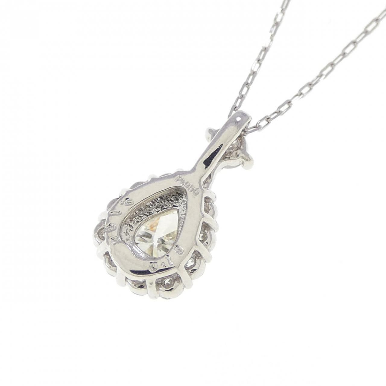 PT950/PT850 ダイヤモンド ネックレス 0.182CT