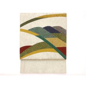 【未使用品】袋帯　六谷梅軒　切嵌