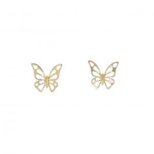 [BRAND NEW] K18YG butterfly earrings