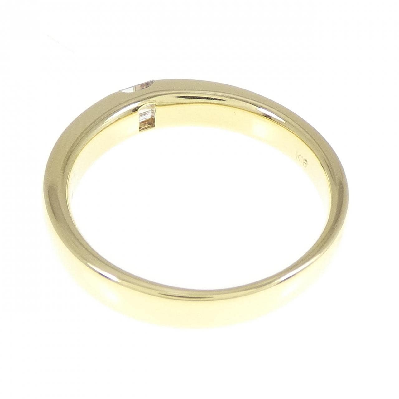 K18YG ダイヤモンド リング 0.07CT