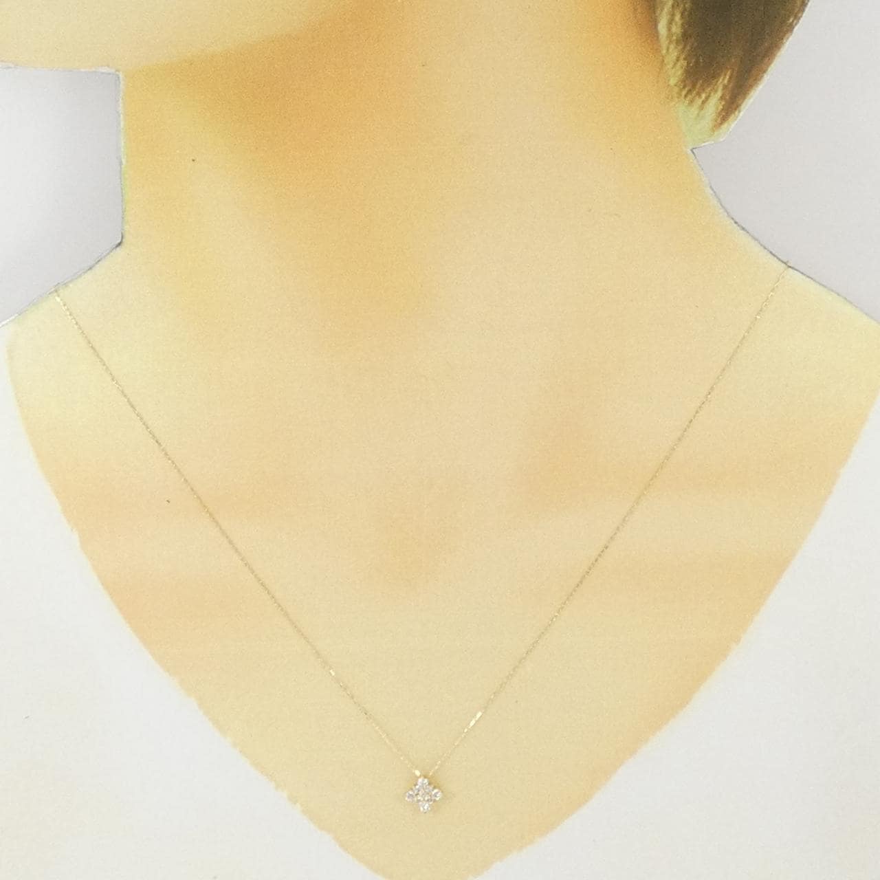 【新品】K18YG ダイヤモンド ネックレス 0.20CT