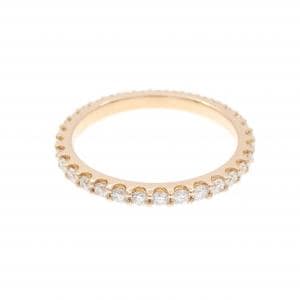 K18PG フルエタニティ ダイヤモンド リング 0.53CT