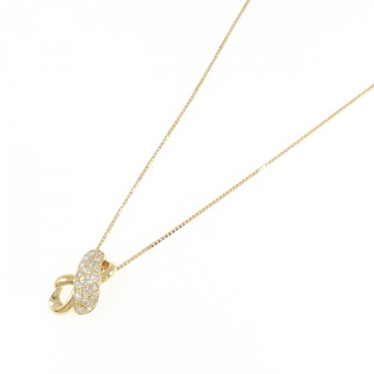 K18YG ダイヤモンド ネックレス 0.64CT