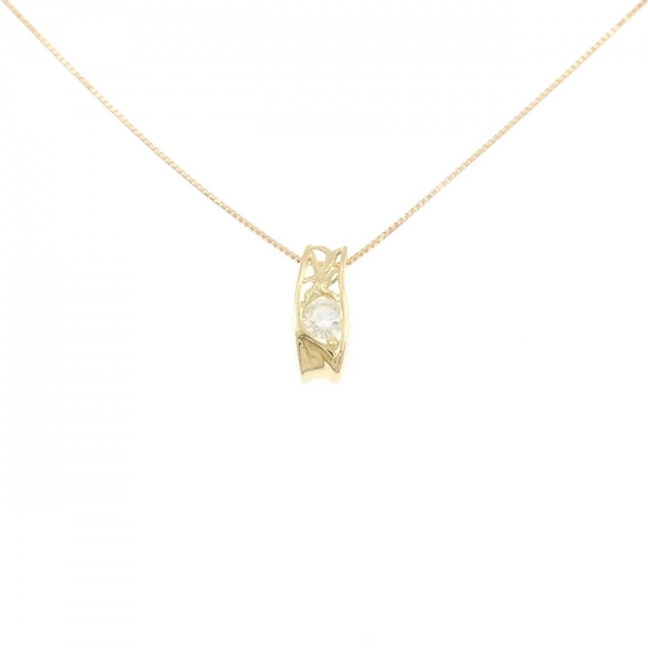 K18YG ダイヤモンド ネックレス 0.31CT
