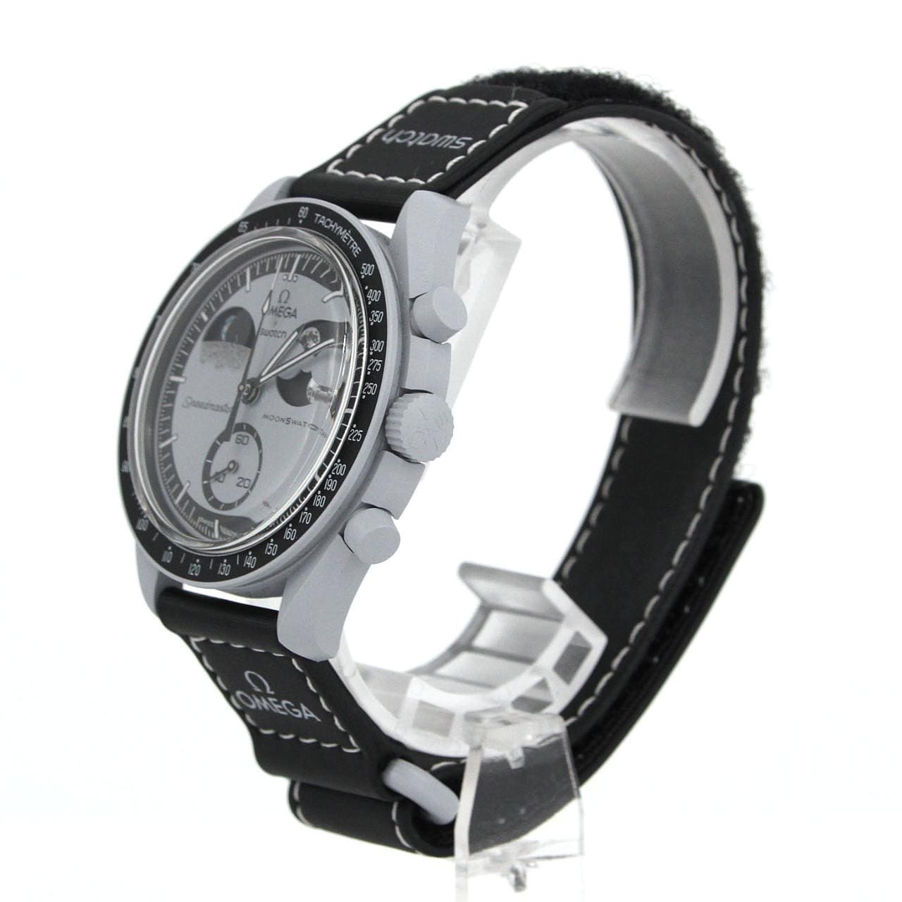 スウォッチ スウォッチxオメガ･ミッショントゥアースフェイズ SO33M700 バイオセラミック クォーツ