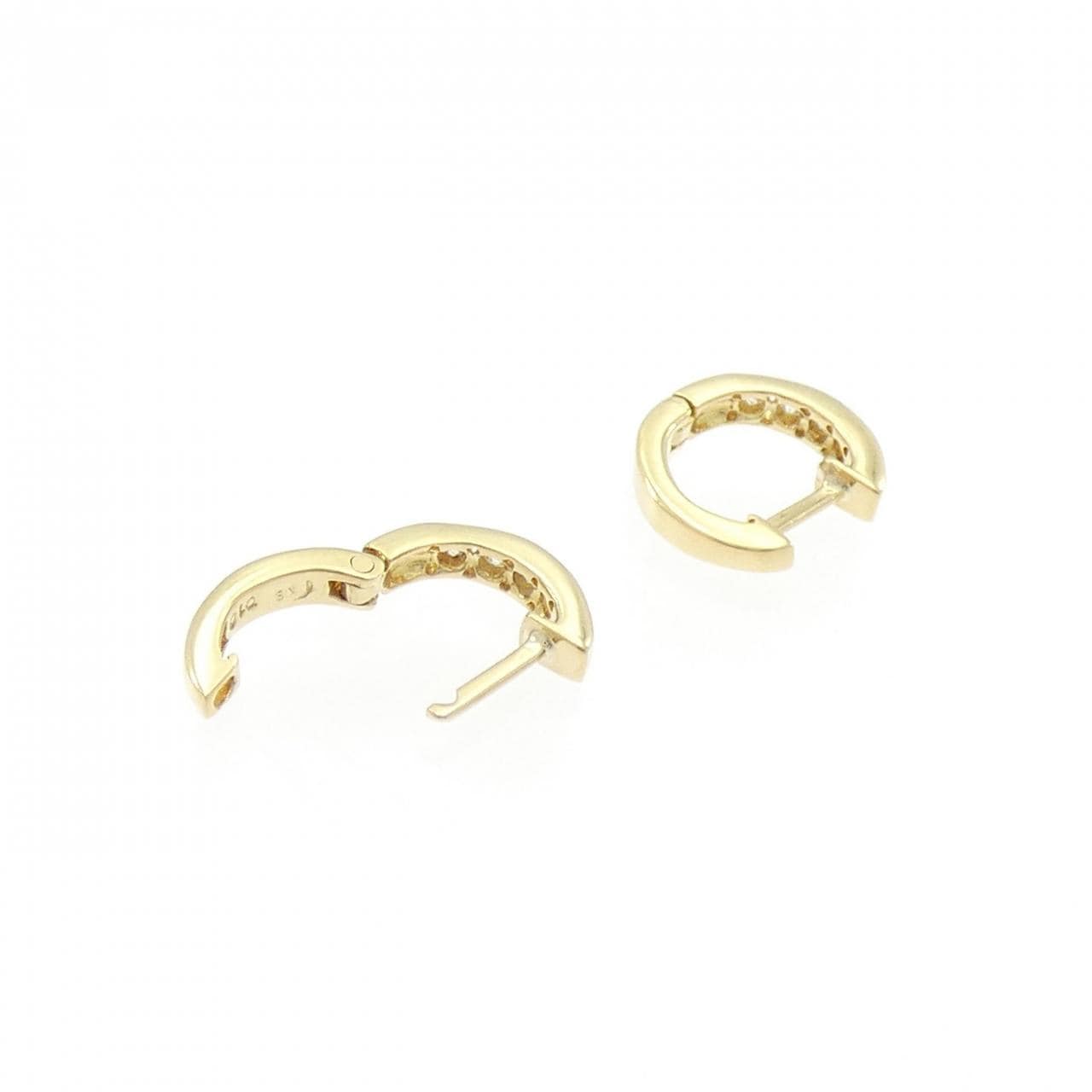 K18YG ダイヤモンド ピアス 0.20CT