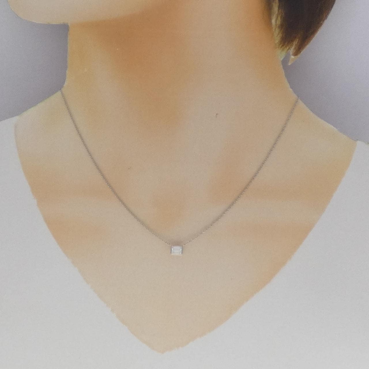 PT900/PT850 ダイヤモンド ネックレス 0.723CT