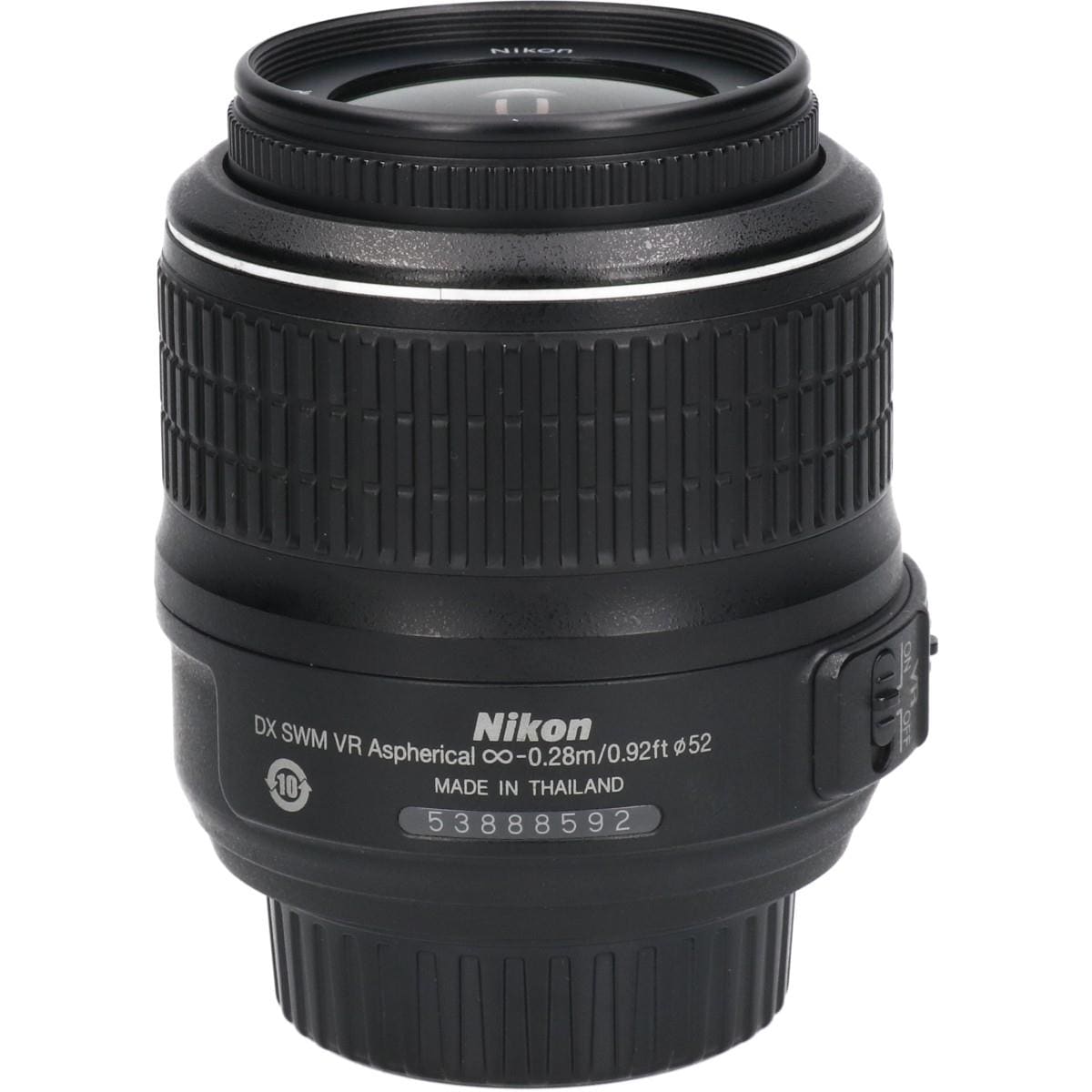 ＡＦ－Ｓ　ＤＸ１８－５５ｍｍ　Ｆ３．５－５．６Ｇ　ＶＲ