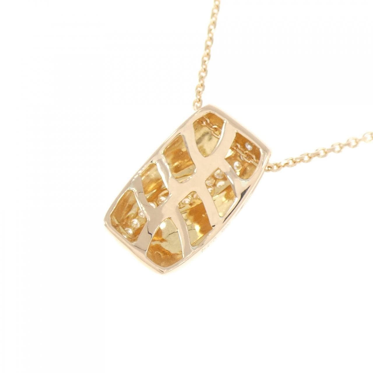 K18PG ダイヤモンド ネックレス 0.14CT