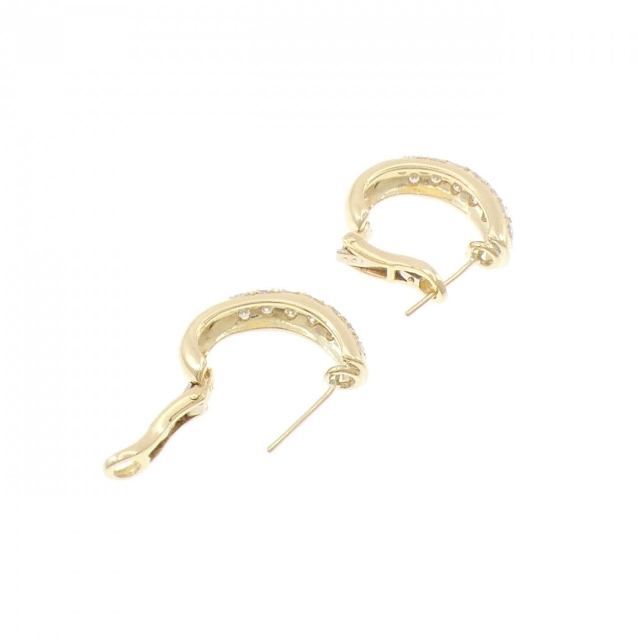 750YG ダイヤモンド ピアス