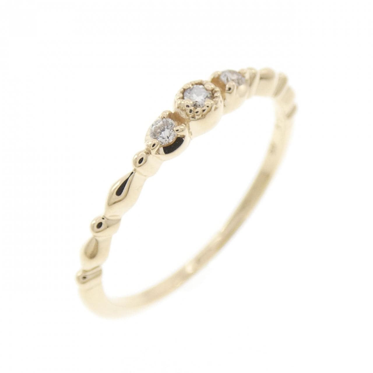 アガット ダイヤモンド リング 0.04CT