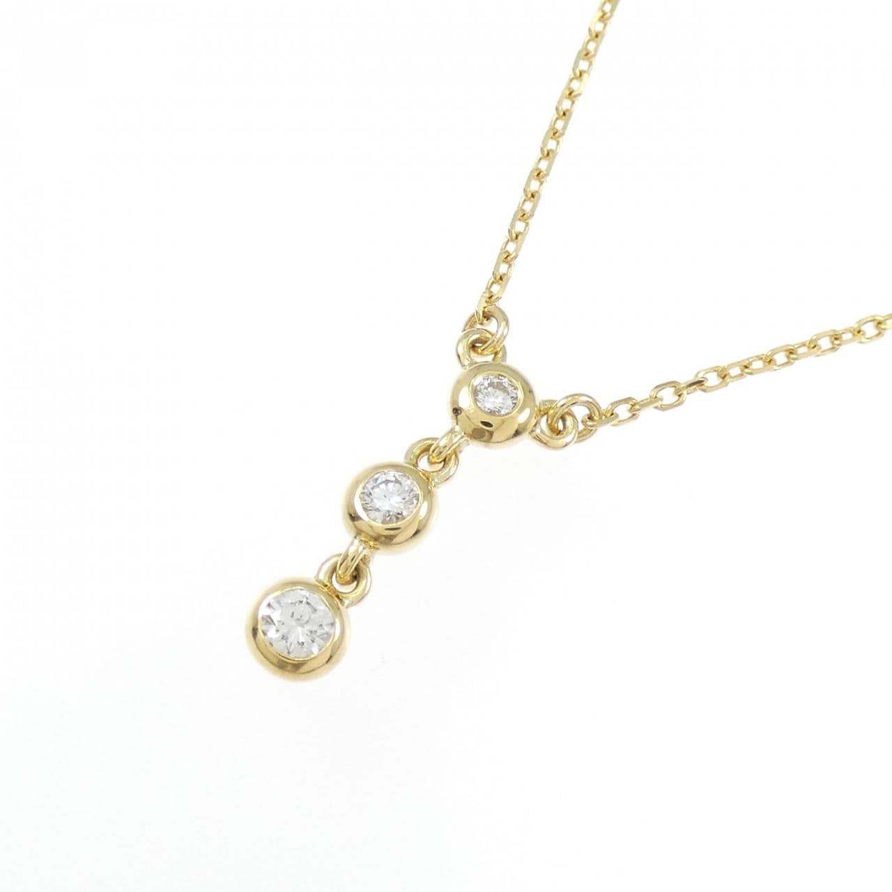 ミキモト ダイヤモンド ネックレス 0.13CT
