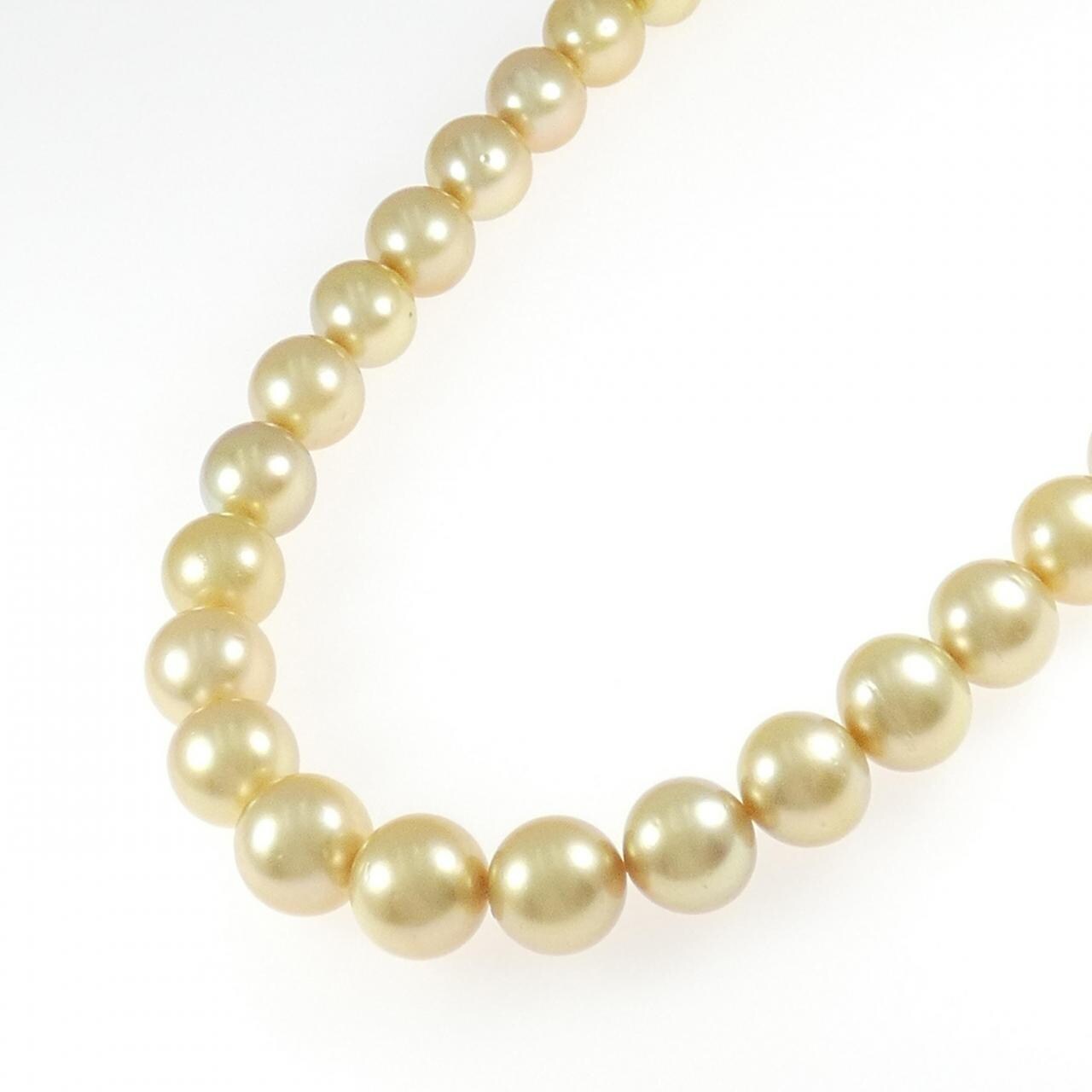シルバークラスプ 白蝶パール ネックレス 11-13mm
