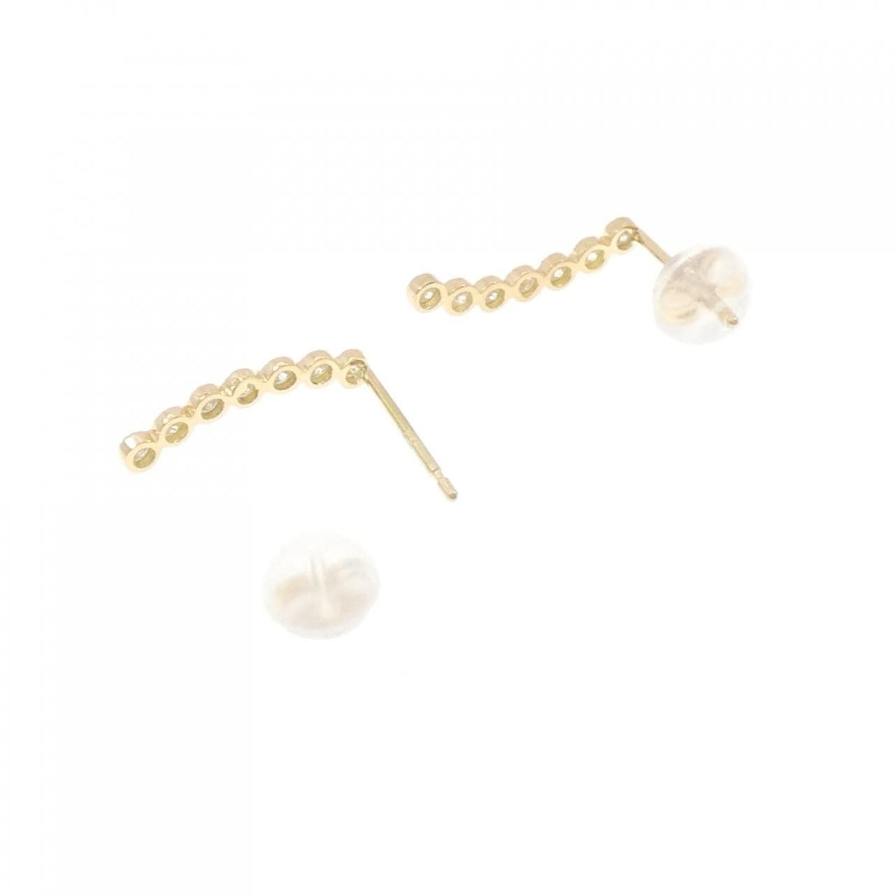 【リメイク】K18YG ダイヤモンド ピアス 0.20CT