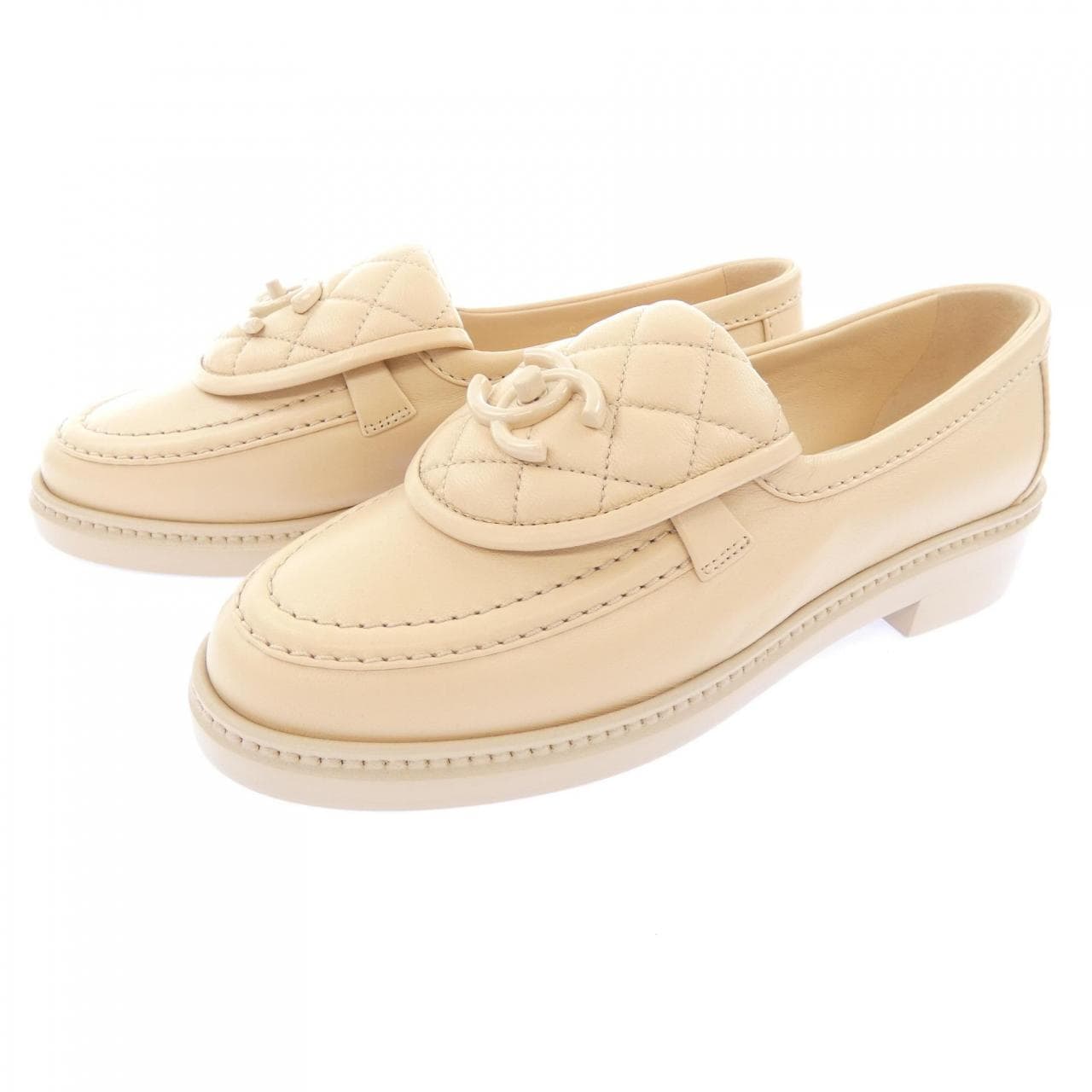 シャネル CHANEL ターンロック モカシン G45474B15482 シューズ