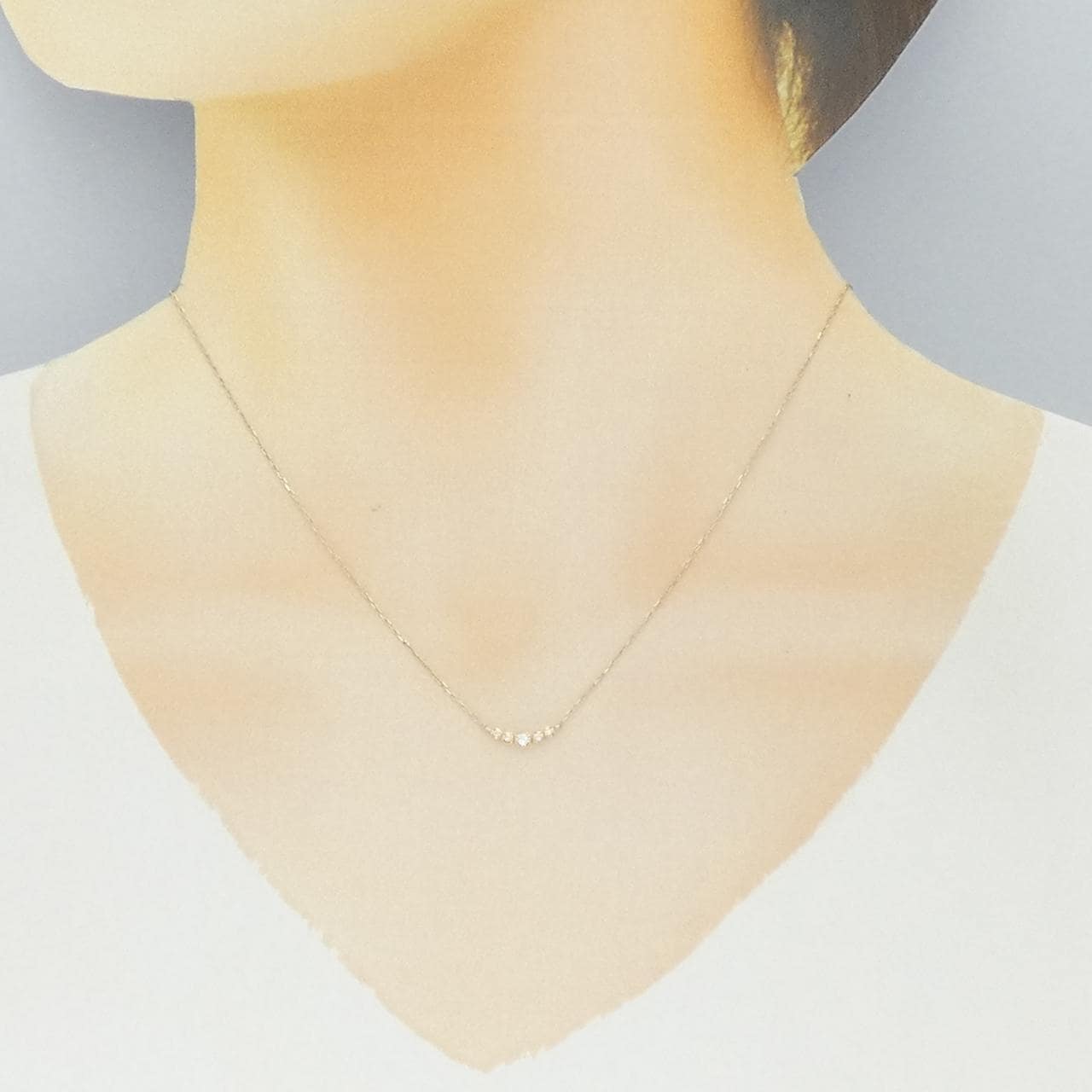 4゜C ダイヤモンド ネックレス