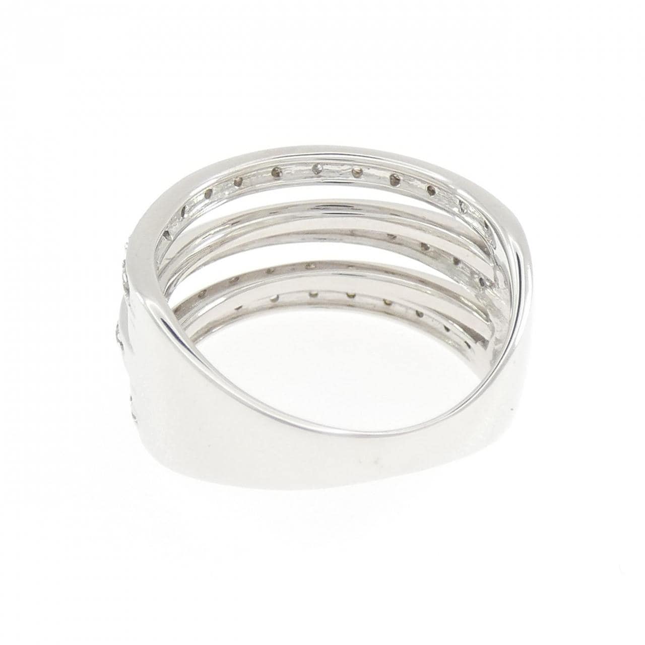 K18WG ダイヤモンド リング 0.30CT